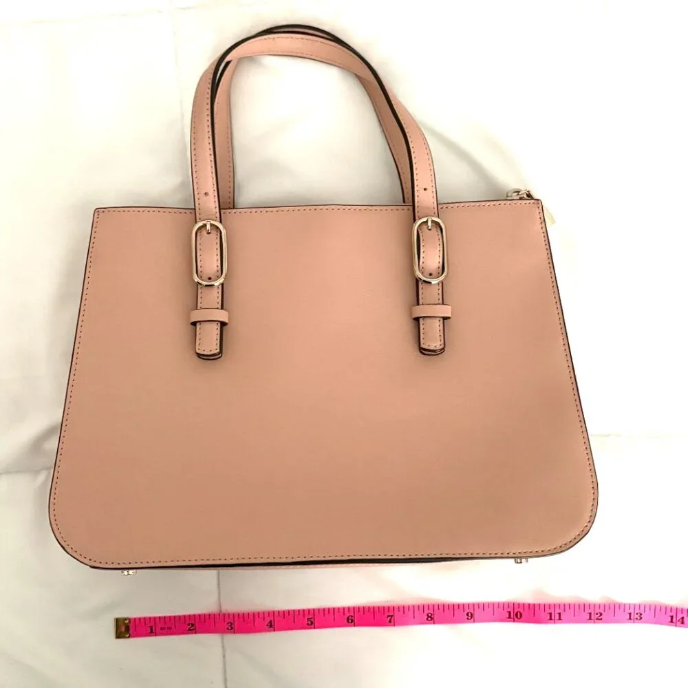 KATE SPADE Connie Medium Pink Triple Gusset Bag Satchel/Crossbody with Wallet